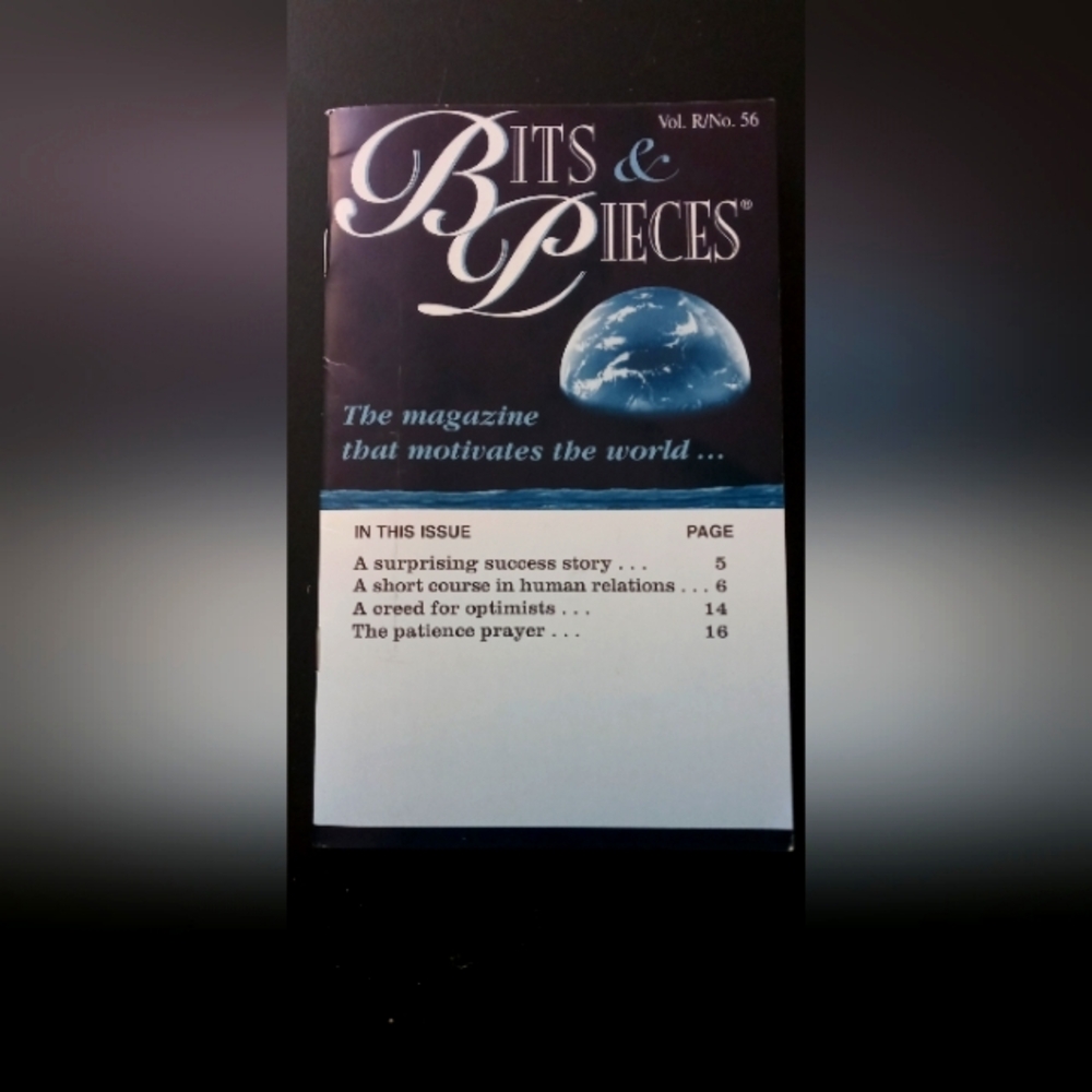Bits & Pieces Magazine Issue 56 - Blue & White Cover